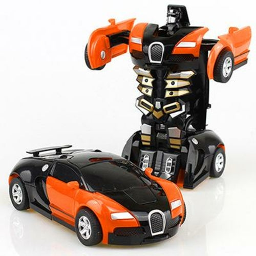 Magic Cartoon Robot Sports Kids Transformation Car Electronic Game