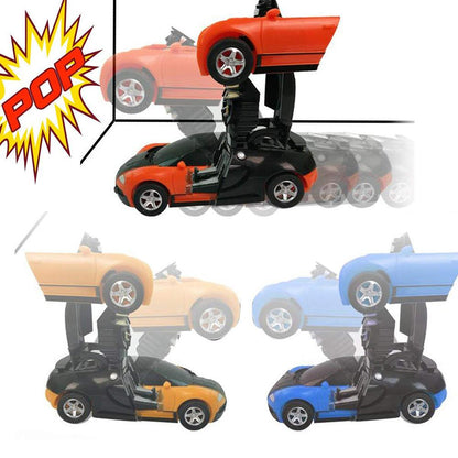 Magic Cartoon Robot Sports Kids Transformation Car Electronic Game