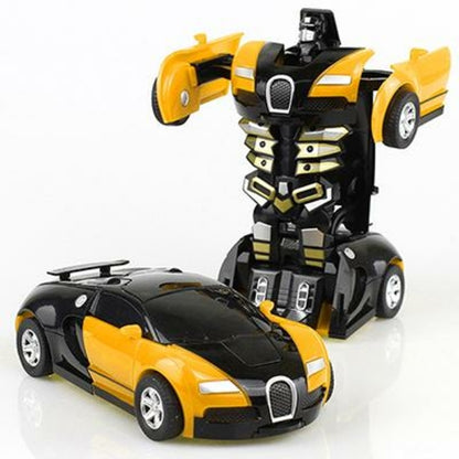 Magic Cartoon Robot Sports Kids Transformation Car Electronic Game