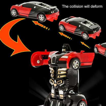 Magic Cartoon Robot Sports Kids Transformation Car Electronic Game
