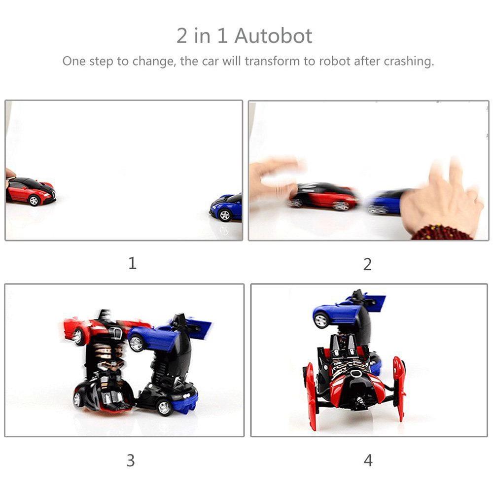 Magic Cartoon Robot Sports Kids Transformation Car Electronic Game