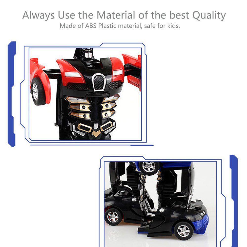 Magic Cartoon Robot Sports Kids Transformation Car Electronic Game