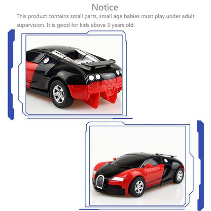 Magic Cartoon Robot Sports Kids Transformation Car Electronic Game
